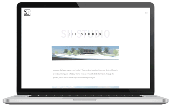 StudioS2 - Homepage Mockup